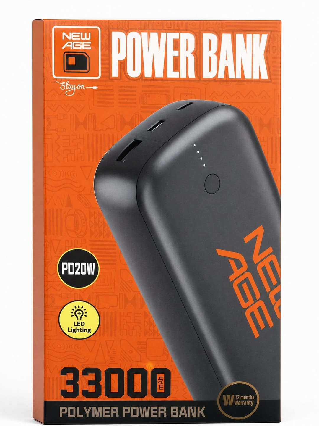 New Age Power Bank 33000mah